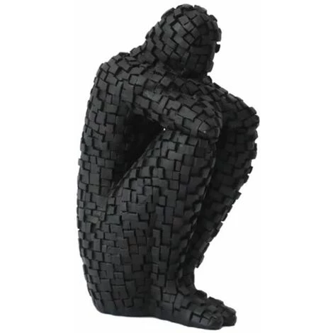 Figurine En Résine Serre-livres étagère Bureau à Domicile Décor Moderne Noir Blanc,2Pièces FUIENKO 5 Figurine En Résine Serre-livres étagère Bureau à Domicile Décor Moderne Noir Blanc,2Pièces FUIENKO – Image 3