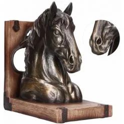 Ornement De Tête De Cheval Serre-livres Multifonctionnels De Résine De Sculpture,1PCS FUIENKO 9 Ornement De Tête De Cheval Serre-livres Multifonctionnels De Résine De Sculpture,1PCS FUIENKO -Petit rangement Soldes Magasin 63951665 4