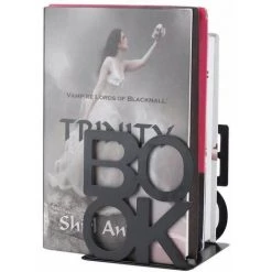 Serre Livre, Cale Livre En Métal,Innovant Presse Livre(1 Paire)blanc FUIENKO -Petit rangement Soldes Magasin 63951686 4