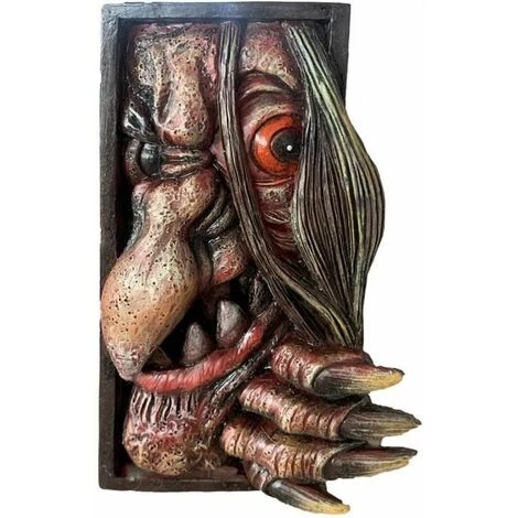 Serre-livres En Résine Avec Effrayant Et Inscription FUIENKO 4 Serre-livres En Résine Avec Effrayant Et Inscription FUIENKO – Image 2