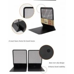 Serre-Livres Bookend De Maille De Fer,BOÎTRE DE BAFLLENT Book Se Termine FUIENKO 8 Serre-Livres Bookend De Maille De Fer,BOÎTRE DE BAFLLENT Book Se Termine FUIENKO -Petit rangement Soldes Magasin 63951701 3