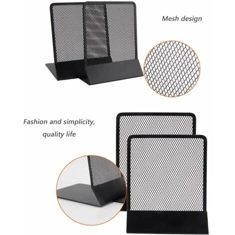 Serre-Livres Bookend De Maille De Fer,BOÎTRE DE BAFLLENT Book Se Termine FUIENKO 6 Serre-Livres Bookend De Maille De Fer,BOÎTRE DE BAFLLENT Book Se Termine FUIENKO – Image 4