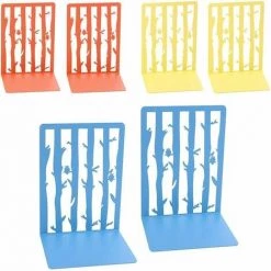 Serre-Livres DéCoratif RéGlable En MéTal Robuste,Support De Livre Pliable Extensible FUIENKO -Petit rangement Soldes Magasin 63951709 3