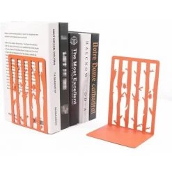 Serre-Livres DéCoratif RéGlable En MéTal Robuste,Support De Livre Pliable Extensible FUIENKO -Petit rangement Soldes Magasin 63951709 4