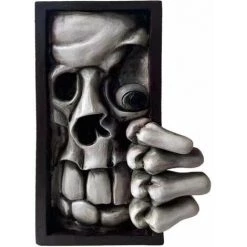 Serre-livres MOnster En Résine Avec Effrayant Et Inscription FUIENKO