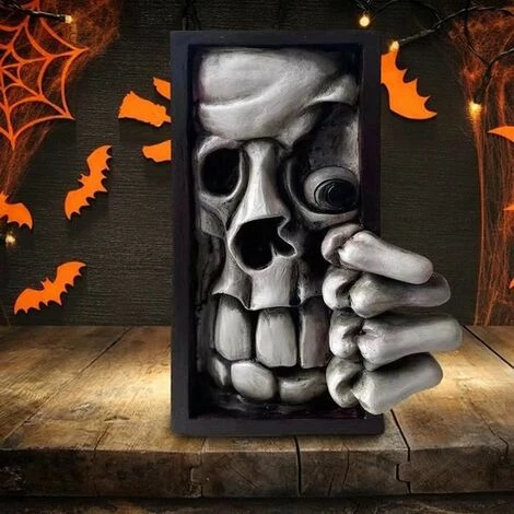 Serre-livres MOnster En Résine Avec Effrayant Et Inscription FUIENKO 6 Serre-livres MOnster En Résine Avec Effrayant Et Inscription FUIENKO – Image 4