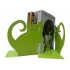 Serre-livres En Métal Motif Chat Green,2PCS FUIENKO