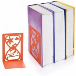 Serre-livres En Métal Bookends Creative Antique Bookend Boothrasse Résine FUIENKO -Petit rangement Soldes Magasin 63951832 2