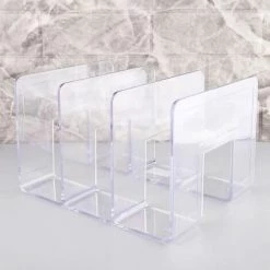 Acrylique Transparent Multi-Couche Serre-Livres Décoratif étagère à Livres FUIENKO -Petit rangement Soldes Magasin 63951842 3