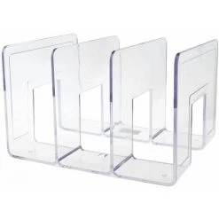 Acrylique Transparent Multi-Couche Serre-Livres Décoratif étagère à Livres FUIENKO -Petit rangement Soldes Magasin 63951842 4