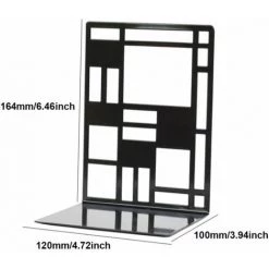 Serrelivres En Métal Très Résistantantidérapants En Forme De Lpour Bureauécoleséparateurs De Livres 2PCS FUIENKO -Petit rangement Soldes Magasin 63952017 2