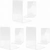 Serre-livres En Acrylique Transparent Antidérapant Pour étagères, Organiseur De Bureau Transparent 3 Paires FUIENKO 2 Serre-livres En Acrylique Transparent Antidérapant Pour étagères, Organiseur De Bureau Transparent 3 Paires FUIENKO -Petit rangement Soldes Magasin 63952019 1