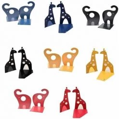 Animal SerreLivres De Livre En Métal Vividly Mignon Girafe Éléphant Outlook Design Décor 2PCS FUIENKO 8 Animal SerreLivres De Livre En Métal Vividly Mignon Girafe Éléphant Outlook Design Décor 2PCS FUIENKO -Petit rangement Soldes Magasin 63952020 3