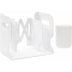 Étagère De Bureau Extensible Avec Serrelivres Réglable Avec Portestylo Support De Livre Rétractable Pour Bureaumaison Et Sall FUIENKO