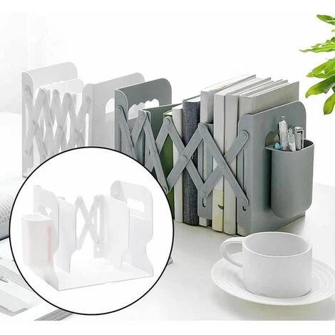 Étagère De Bureau Extensible Avec Serrelivres Réglable Avec Portestylo Support De Livre Rétractable Pour Bureaumaison Et Sall FUIENKO 6 Étagère De Bureau Extensible Avec Serrelivres Réglable Avec Portestylo Support De Livre Rétractable Pour Bureaumaison Et Sall FUIENKO – Image 4