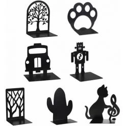 SerreLivres En Métal évidé En Deux Pièces SerreLivres Pour Livres Lourds SerreLivres 2PCS FUIENKO 8 SerreLivres En Métal évidé En Deux Pièces SerreLivres Pour Livres Lourds SerreLivres 2PCS FUIENKO -Petit rangement Soldes Magasin 63952029 3