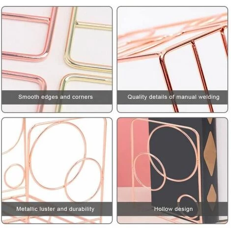 Serre-livres Résistants,Bouchon De Livre Décoratif En Métal, Support De Stockage De Bureau 2 Pièce FUIENKO 5 Serre-livres Résistants,Bouchon De Livre Décoratif En Métal, Support De Stockage De Bureau 2 Pièce FUIENKO – Image 3