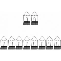 Bibliothèque Debout Simple Pour étudiant Étagère De Rangement Pour Bureau Serre-livres De Bureau 10 PCS FUIENKO