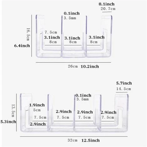 Bibliothèque Décorative AntidérapanteSupports De SerreLivres TransparentsOrganisateur De Support De Livre De Bureau De Créati FUIENKO 4 Bibliothèque Décorative AntidérapanteSupports De SerreLivres TransparentsOrganisateur De Support De Livre De Bureau De Créati FUIENKO – Image 2