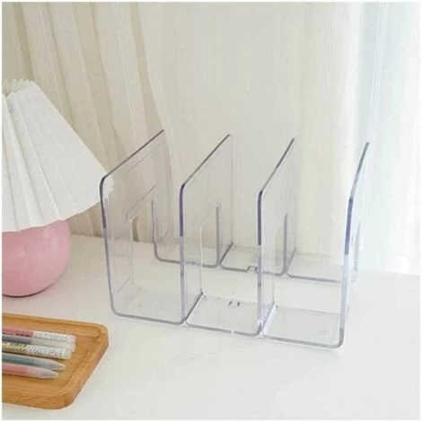 Bibliothèque Décorative AntidérapanteSupports De SerreLivres TransparentsOrganisateur De Support De Livre De Bureau De Créati FUIENKO 5 Bibliothèque Décorative AntidérapanteSupports De SerreLivres TransparentsOrganisateur De Support De Livre De Bureau De Créati FUIENKO – Image 3