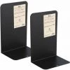 Serre-livres En Métal Avec Base Antidérapante (noir)2pcs FUIENKO -Petit rangement Soldes Magasin 63952050 1