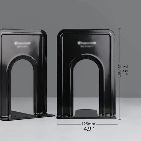 Serre-Livres En Métal De Qualité Supérieure Serre-Livres Antidérapant Fin De Livre En Métal Résistant FUIENKO 4 Serre-Livres En Métal De Qualité Supérieure Serre-Livres Antidérapant Fin De Livre En Métal Résistant FUIENKO – Image 2