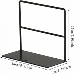 Serre-Livres Heavy Duty MéTal AntidéRapant Serre-Livres Forme L MéTal Serre-Livre MéTal Avec Base AntidéRapante FUIENKO 8 Serre-Livres Heavy Duty MéTal AntidéRapant Serre-Livres Forme L MéTal Serre-Livre MéTal Avec Base AntidéRapante FUIENKO -Petit rangement Soldes Magasin 63952056 3