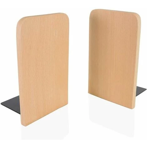Serre-livres Décoratifs En Bois Antidérapant Pour Bureau Ou Maison 2PCS FUIENKO 4 Serre-livres Décoratifs En Bois Antidérapant Pour Bureau Ou Maison 2PCS FUIENKO – Image 2