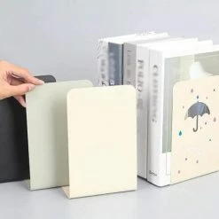 Serre-Livres Serre-Livres En Métal Résistant Pour Bureaux Serre-Livres Supports Serre-Livres Décoratifs FUIENKO -Petit rangement Soldes Magasin 63952066 4