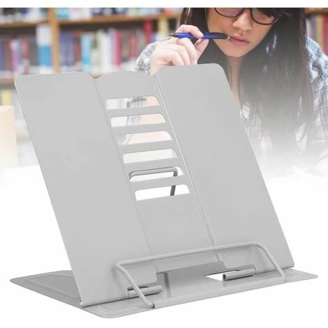 Support De LivreSupport De Papier De Conception Ergonomique En Métal De Qualité Supérieure Largement Utilisé Pour Le Bureau FUIENKO 6 Support De LivreSupport De Papier De Conception Ergonomique En Métal De Qualité Supérieure Largement Utilisé Pour Le Bureau FUIENKO – Image 4