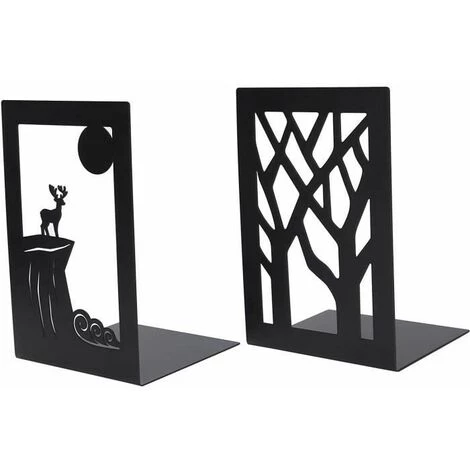 Serrelivres En Métal Antidérapant Pour Livres Et étagères (support De Livres + Support De Livres Yalu) FUIENKO 3 Serrelivres En Métal Antidérapant Pour Livres Et étagères (support De Livres + Support De Livres Yalu) FUIENKO