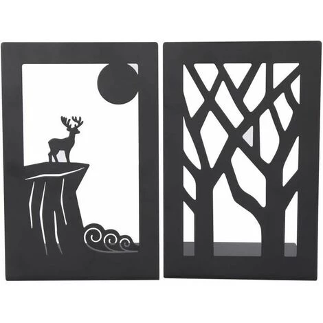 Serrelivres En Métal Antidérapant Pour Livres Et étagères (support De Livres + Support De Livres Yalu) FUIENKO 5 Serrelivres En Métal Antidérapant Pour Livres Et étagères (support De Livres + Support De Livres Yalu) FUIENKO – Image 3