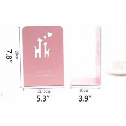 Embouts De Livre D'étagère De Dessin Animé De Couleur Bonbon En Acier Inoxydable étagère à Livres Support 1 Paire FUIENKO 7 Embouts De Livre D'étagère De Dessin Animé De Couleur Bonbon En Acier Inoxydable étagère à Livres Support 1 Paire FUIENKO -Petit rangement Soldes Magasin 63952083 2