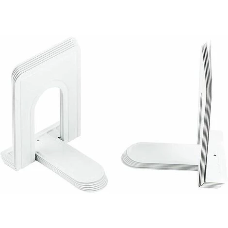 Serre-livres Lourds En Métal Pour Etagères (12 Pièces) - 6 Paires FUIENKO 3 Serre-livres Lourds En Métal Pour Etagères (12 Pièces) - 6 Paires FUIENKO