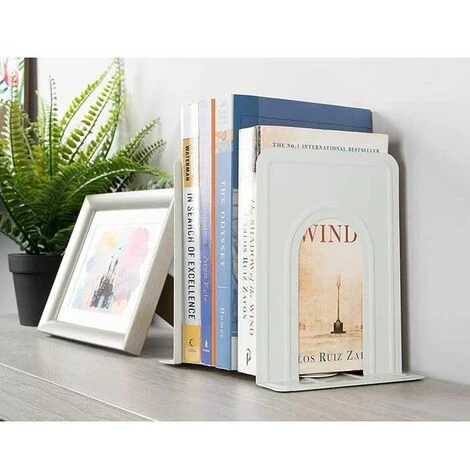 Serre-livres Lourds En Métal Pour Etagères (12 Pièces) - 6 Paires FUIENKO 4 Serre-livres Lourds En Métal Pour Etagères (12 Pièces) - 6 Paires FUIENKO – Image 2