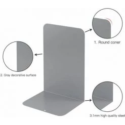 Serre-Livres Enfants,Anti-Rayures Serre-Livres Design, Pour Bureaux ,Décoratifs , Étagères,4 Paires FUIENKO -Petit rangement Soldes Magasin 63952091 4