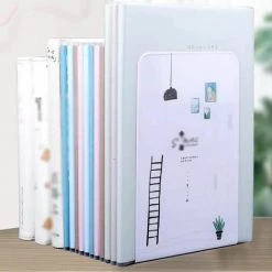 Serre Livres Robuste Non-dérapage Termine La Fin De La Bande Dessinée Bande Dessinée Butée 2pcs FUIENKO -Petit rangement Soldes Magasin 63952095 3