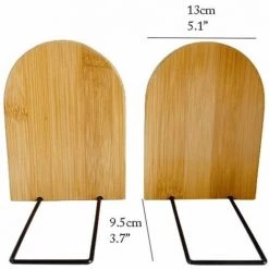 Serre-livres Support De Livre En Bambou étagère De Rangement De Bureau Créative FUIENKO -Petit rangement Soldes Magasin 63952097 2