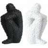 Figurine En Résine Serre-livres étagère Bureau à Domicile Décor Moderne Noir Blanc 2 Pièces FUIENKO 1 Figurine En Résine Serre-livres étagère Bureau à Domicile Décor Moderne Noir Blanc 2 Pièces FUIENKO -Petit rangement Soldes Magasin 63952117 1