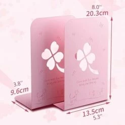 Serre Livres Bookend Supports For Tableaux De Bureau Metal Hollow Libérer Des Extrémités For La Chambre à Coucher Presse Livr FUIENKO -Petit rangement Soldes Magasin 63952121 2