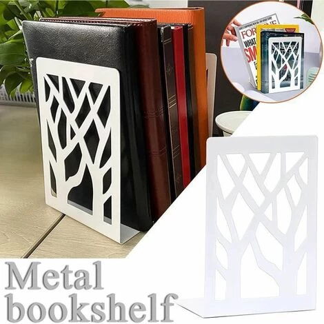 Serre-Livres Étagère à Livres En Métal De Branche Serre-livres Étagère à Livres FUIENKO 5 Serre-Livres Étagère à Livres En Métal De Branche Serre-livres Étagère à Livres FUIENKO – Image 3