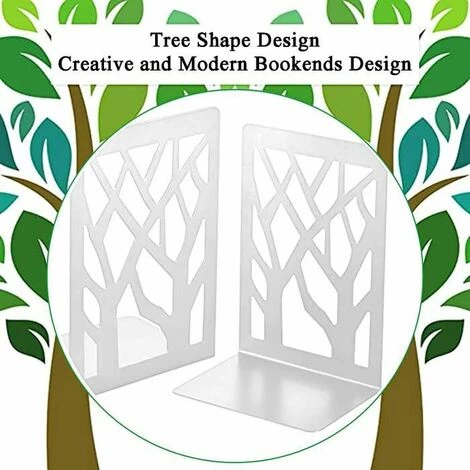 Serre-Livres Étagère à Livres En Métal De Branche Serre-livres Étagère à Livres FUIENKO 6 Serre-Livres Étagère à Livres En Métal De Branche Serre-livres Étagère à Livres FUIENKO – Image 4