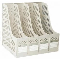 Boîte De Rangement De Dossier Compartiments Panier Boîte De Fichier FUIENKO