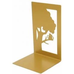 Porte-livres Serre-livres En Métal évider Construction Robustes Avec Coussinets En Mousse,4pièces FUIENKO -Petit rangement Soldes Magasin 64032583 2