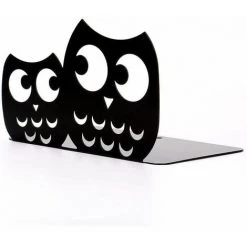 Lot De Serre-livres Antidérapants En Métal Motif Chouette Noir FUIENKO 6 Lot De Serre-livres Antidérapants En Métal Motif Chouette Noir FUIENKO -Petit rangement Soldes Magasin 64032595 2