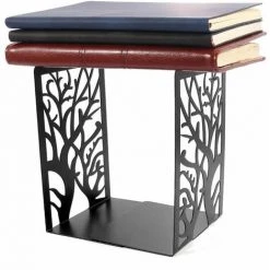 Serre-livres Terrazzo En Forme D'éventail Fait à La Main,1 Paire,blanc FUIENKO -Petit rangement Soldes Magasin 64032626 3