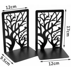 Serre-livres Terrazzo En Forme D'éventail Fait à La Main,1 Paire,blanc FUIENKO -Petit rangement Soldes Magasin 64032626 4