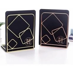 Serre-livres En Marbre Et Blanc Forme Géométrique De Serre-livres Antidérapants,noir FUIENKO 9 Serre-livres En Marbre Et Blanc Forme Géométrique De Serre-livres Antidérapants,noir FUIENKO -Petit rangement Soldes Magasin 64032629 4