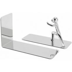 Bouchons De Livres Serre-livres En Métal Kung Fu Man Design Serre-livres En Métal FUIENKO -Petit rangement Soldes Magasin 64032630 3