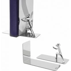 Bouchons De Livres Serre-livres En Métal Kung Fu Man Design Serre-livres En Métal FUIENKO -Petit rangement Soldes Magasin 64032630 4